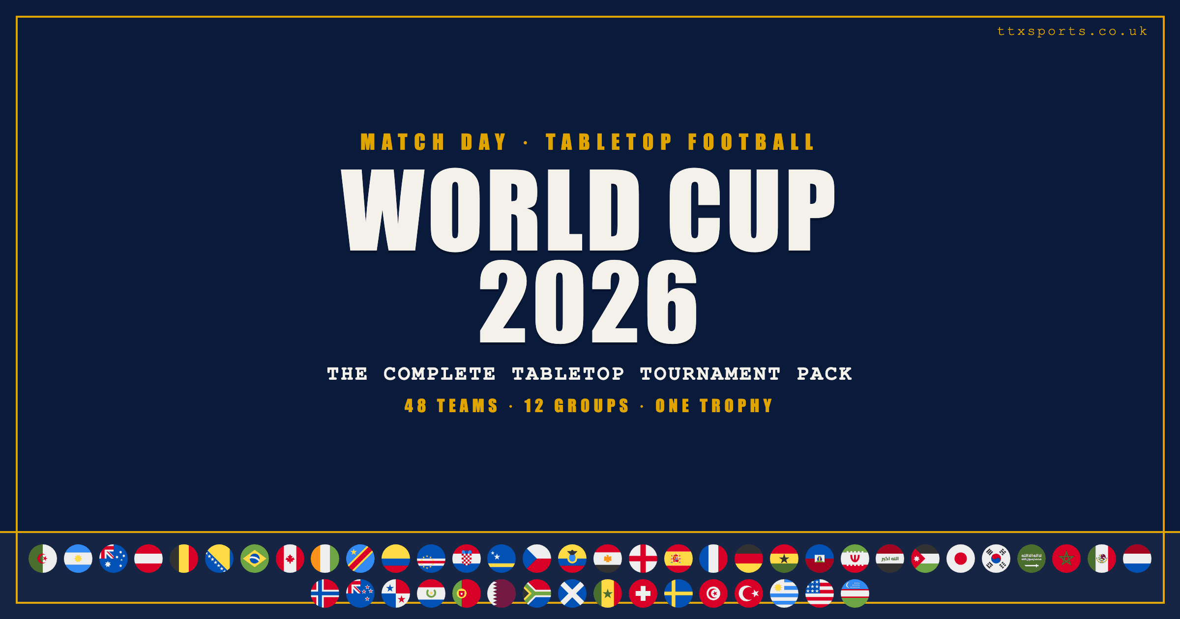 Play the 2026 World Cup on Your Tabletop