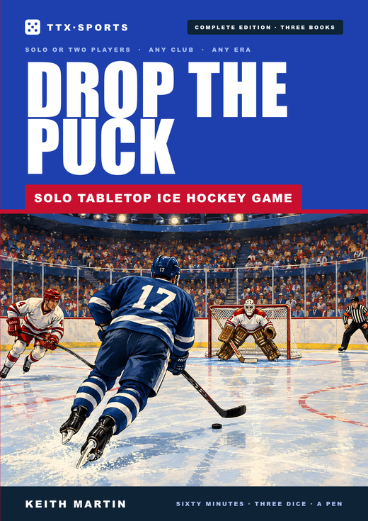 Drop the Puck - The Tabletop Ice Hockey Game paperback cover
