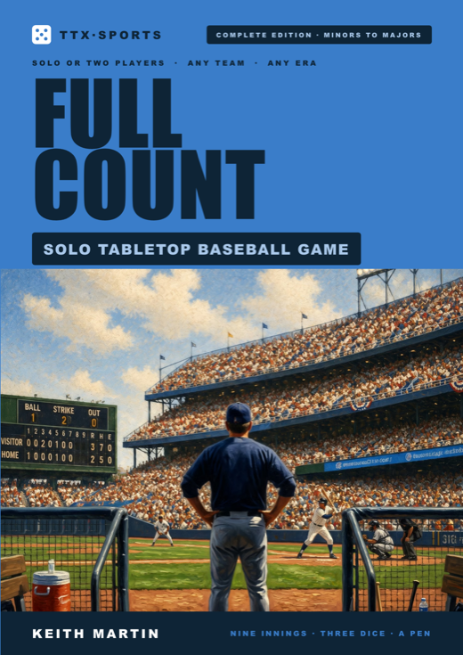 Full Count - The Tabletop Baseball Game paperback cover